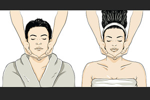 Massage Vector - Man/Woman