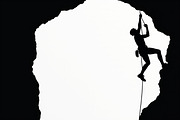 Mountain Climber Silhouette Set, an Illustration by Amazin_art (Thumbnail 21 of 21)