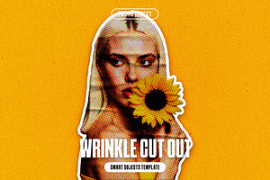Wrinkle Cut-Out Photo Effect, a Layer Style Add-On by iDoodle Studio