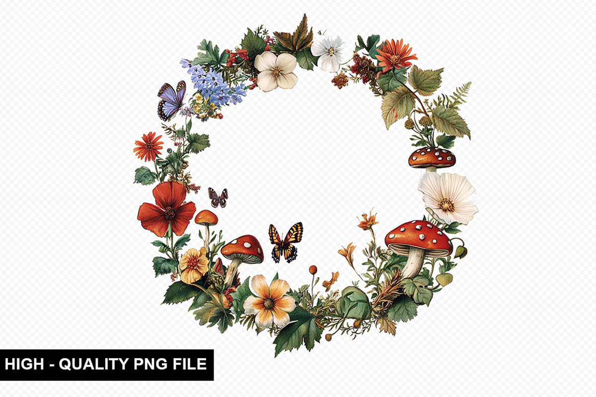 Butterfly Border Clipart Bundle, an Illustration by crative8112 (Photo 5 of 7)