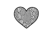 Knitted Heart Love Vector Bundle, an Illustration by Designs_River (Thumbnail 35 of 53)