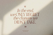 NOIR et BLANC Stylish Serif, a Serif Font by Nicky Laatz (Thumbnail 7 of 41)