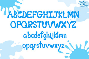 Water Splash Font