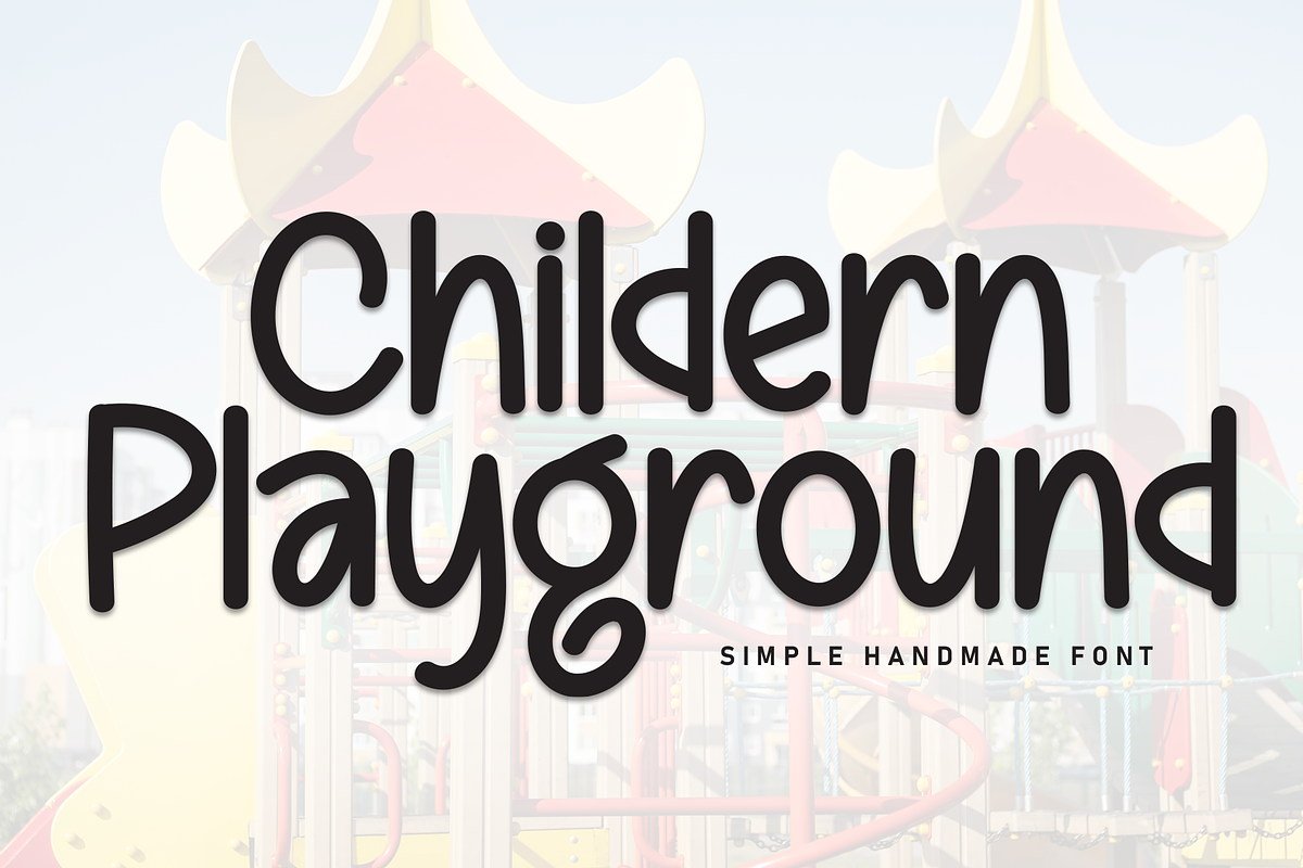 Childern Playground | Script Font, a Script Font by Scratchones (Photo 1 of 8)
