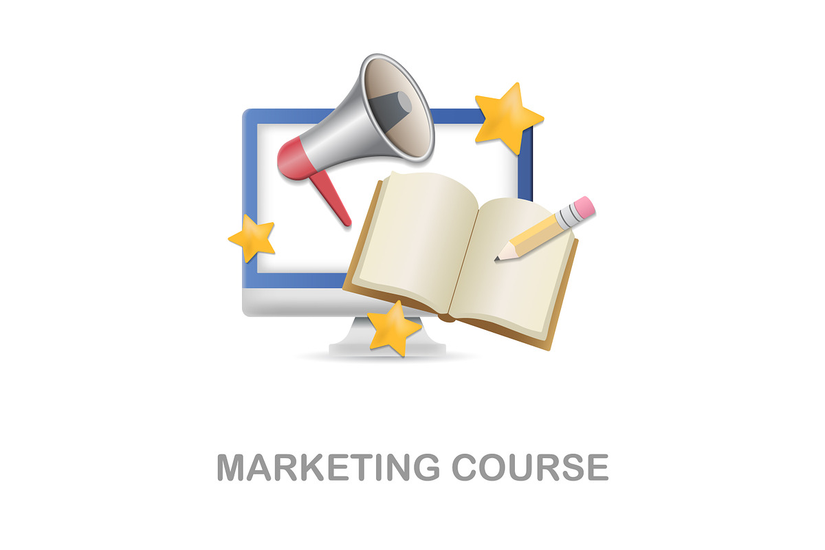 Online Course 3D Icons Set Bundle, an Object Graphic by Aimagenarium@gmail.com (Photo 6 of 21)