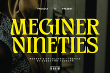 Meginer Nineties - Modern Serif