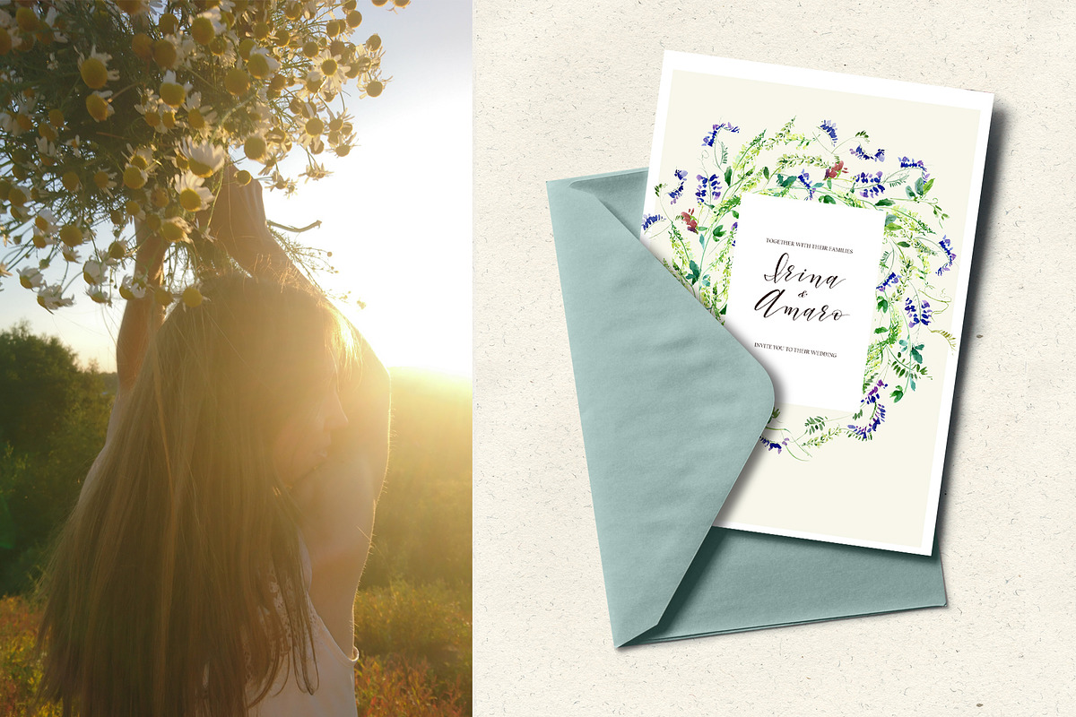 Summer Feel. Watercolor Set, a Pattern Graphic by Irina Dolgikh (Photo 13 of 16)