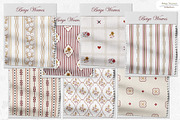 Beige Weaves - Seamless Patterns, a Pattern Graphic by InaCorart (Thumbnail 4 of 6)