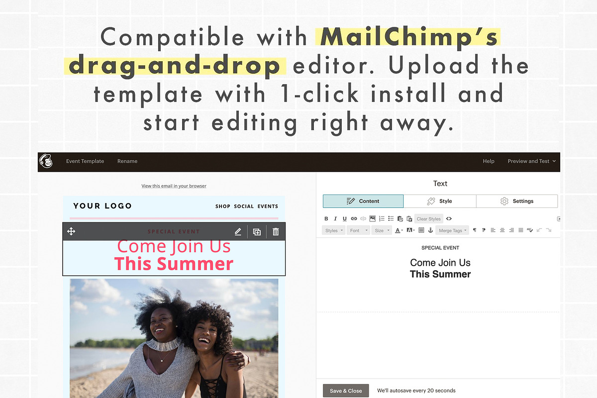 Event Marketing Email Templates, an Email Template by ltsdesigns (Photo 6 of 6)