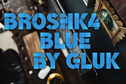 BroshK4-Blue, a Sans Serif Font by glukfonts (Thumbnail 2 of 5)