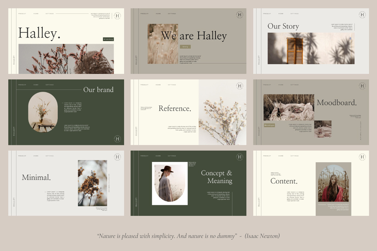 Halley - Google Slides Template, a Presentation Template by Secret Visual (Photo 7 of 9)
