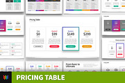 Pricing Table PowerPoint Templates, a Presentation Template by Warna Works (Thumbnail 1 of 10)