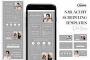 Nail Tech Acuity Scheduling • Canva, a Websites & App Template by OniriqveDesigns (Thumbnail 1 of 8)