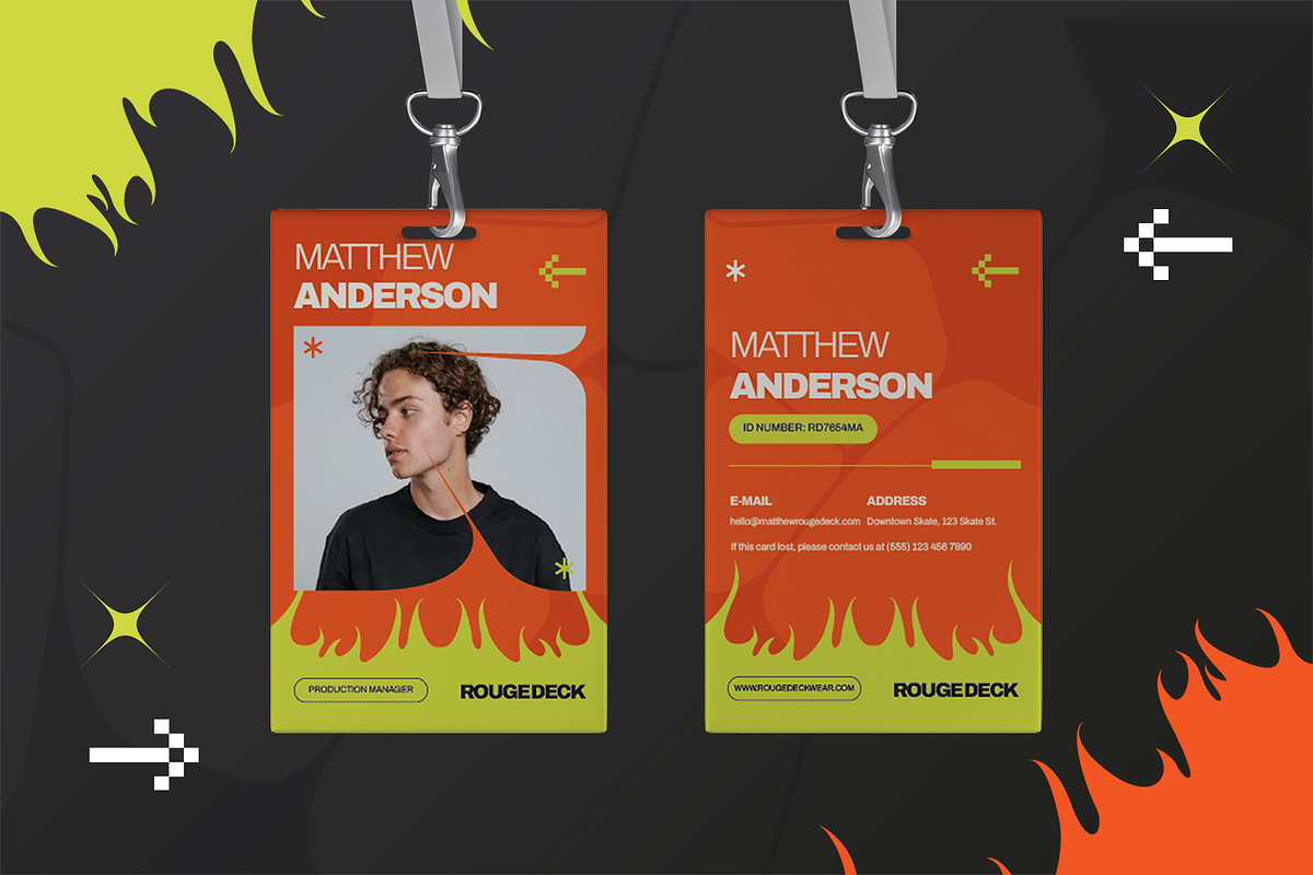 Rouge Deck - ID Card, a Print Template by StreaksideStd (Photo 3 of 3)