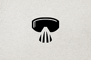 Minimalist Modern Skull VR Logo, a Branding & Logo Template by Luxury Logos (Thumbnail 4 of 4)