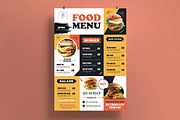 Food Menu Template, a Flyer Template by MightyDesign (Thumbnail 1 of 8)