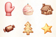 Christmas Stocking Fillers Clipart, an Illustration by CrexoraLab (Thumbnail 5 of 5)