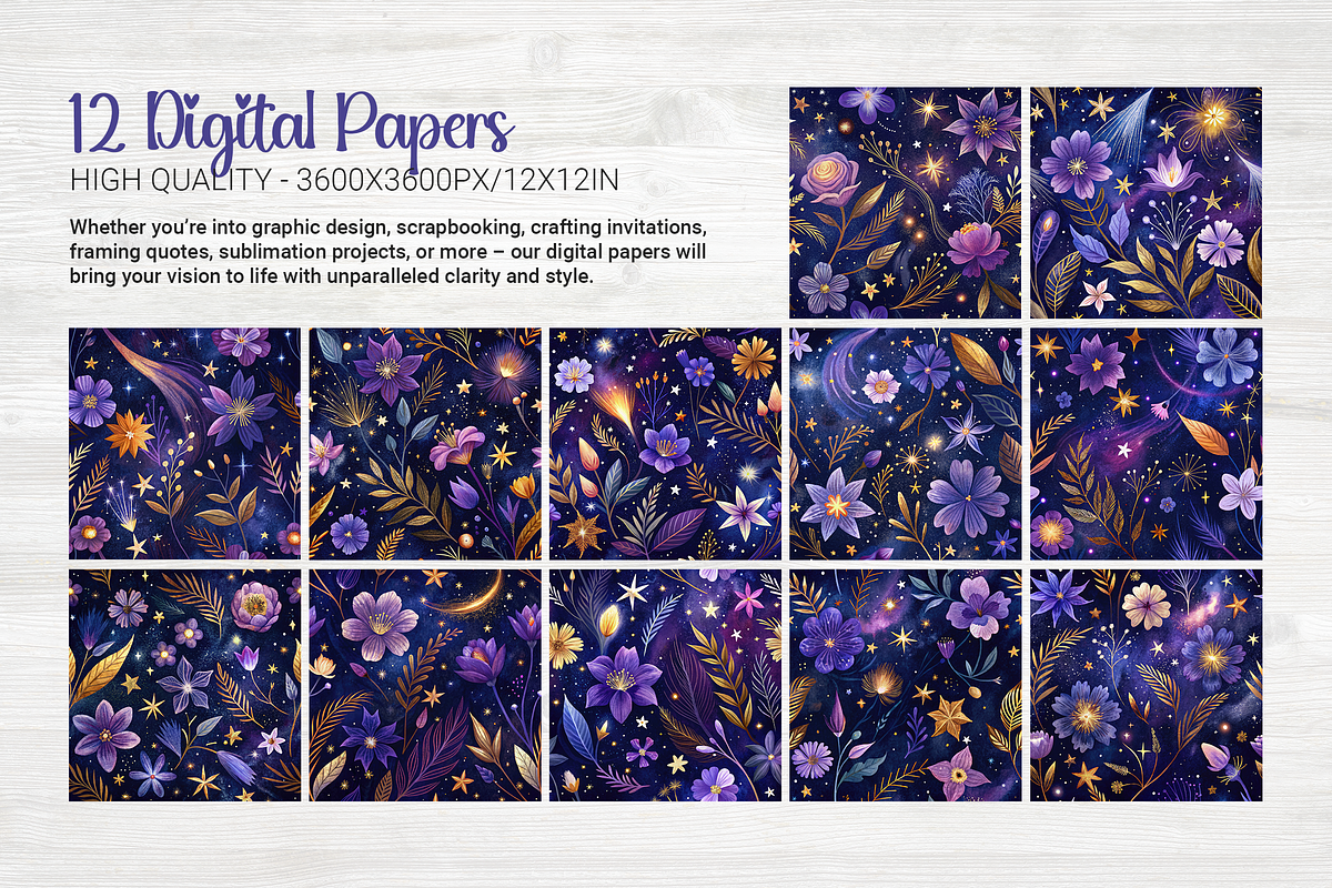 Celestial Garden, a Background Graphic by Curve Design (Photo 4 of 7)