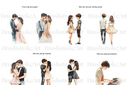 Teen Clipart, Young Woman, Cute Boys, a Person Illustration by BrushstrokeArtGB (Thumbnail 7 of 10)