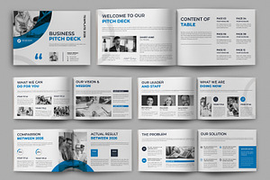Project Pitch Deck Template, a Stationery Template by MightyDesign
