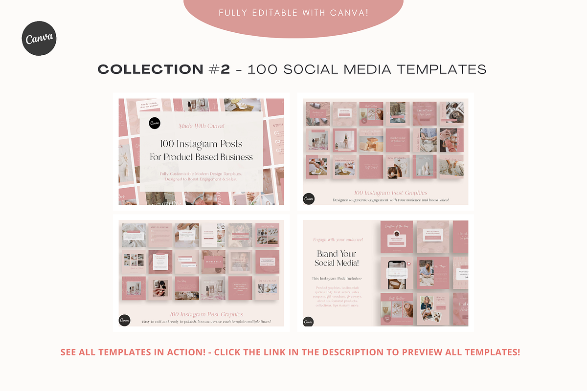520 Social Media Canva Templates, a Social Media Template by Gebers Marketing & Design (Photo 3 of 9)