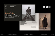 Portfolio Showcase Template, a Presentation Template by slidestock55 (Thumbnail 1 of 12)