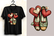Farmhouse Love Valentine Clipart Bu, an Illustration by SVGArt (Thumbnail 7 of 8)