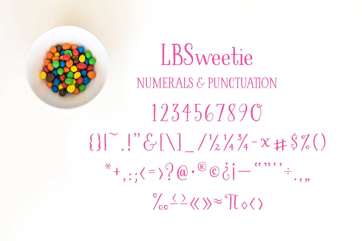 LBSweetie Handwritten font preview 4