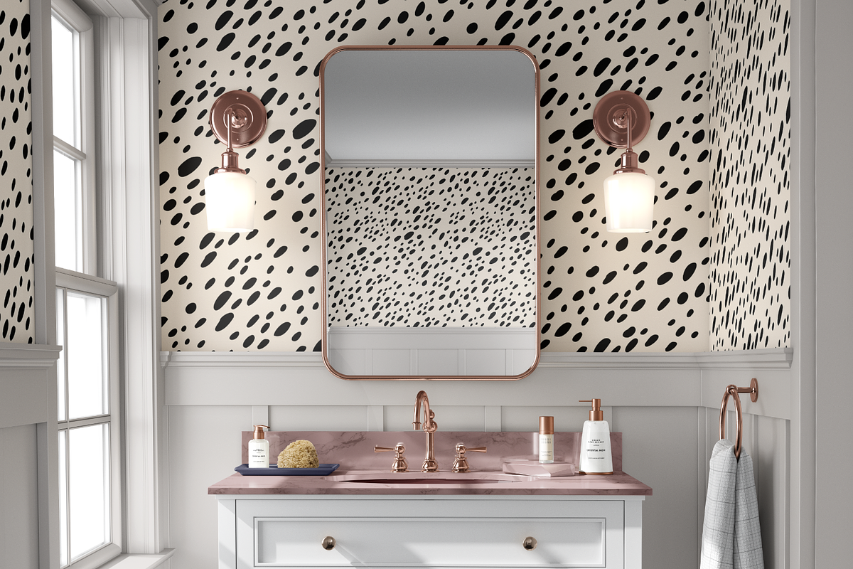 Black Spots | Vector Pattern, a Pattern Graphic by MalyskaStudio (Photo 2 of 5)