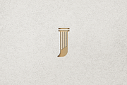 Minimalist Initials J Law Firm Logo, a Branding & Logo Template by Luxury Logos (Thumbnail 4 of 4)