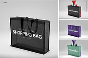 Nylon Net Mesh Shopping Tote Mockup, a Packaging Mockup by INCDesign (Thumbnail 16 of 22)