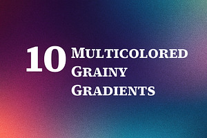 10 Multicolored Gradient Background