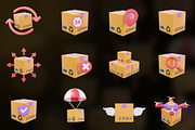 Delivery & Shipping 3D Icon Pack, an Object Graphic by Artnivora.Std (Thumbnail 3 of 4)