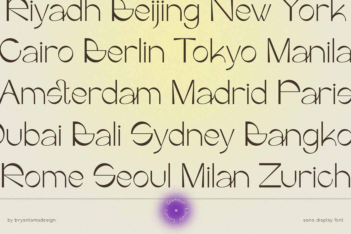 Mofela - Modern Display Font, a Sans Serif Font by StudioinBry (Photo 8 of 15)