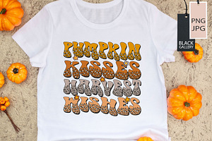 Pumpkin Kisses PNG Sublimation