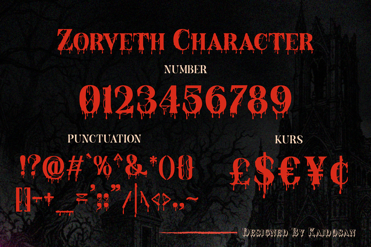 Zorveth, a Blackletter Font by Compaq_Creative (Photo 9 of 10)