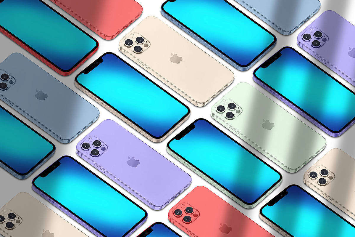 3D iPhone Presentation Mock-Up 10, an iPhone Mockup by Graphicsworld125 (Photo 1 of 9)