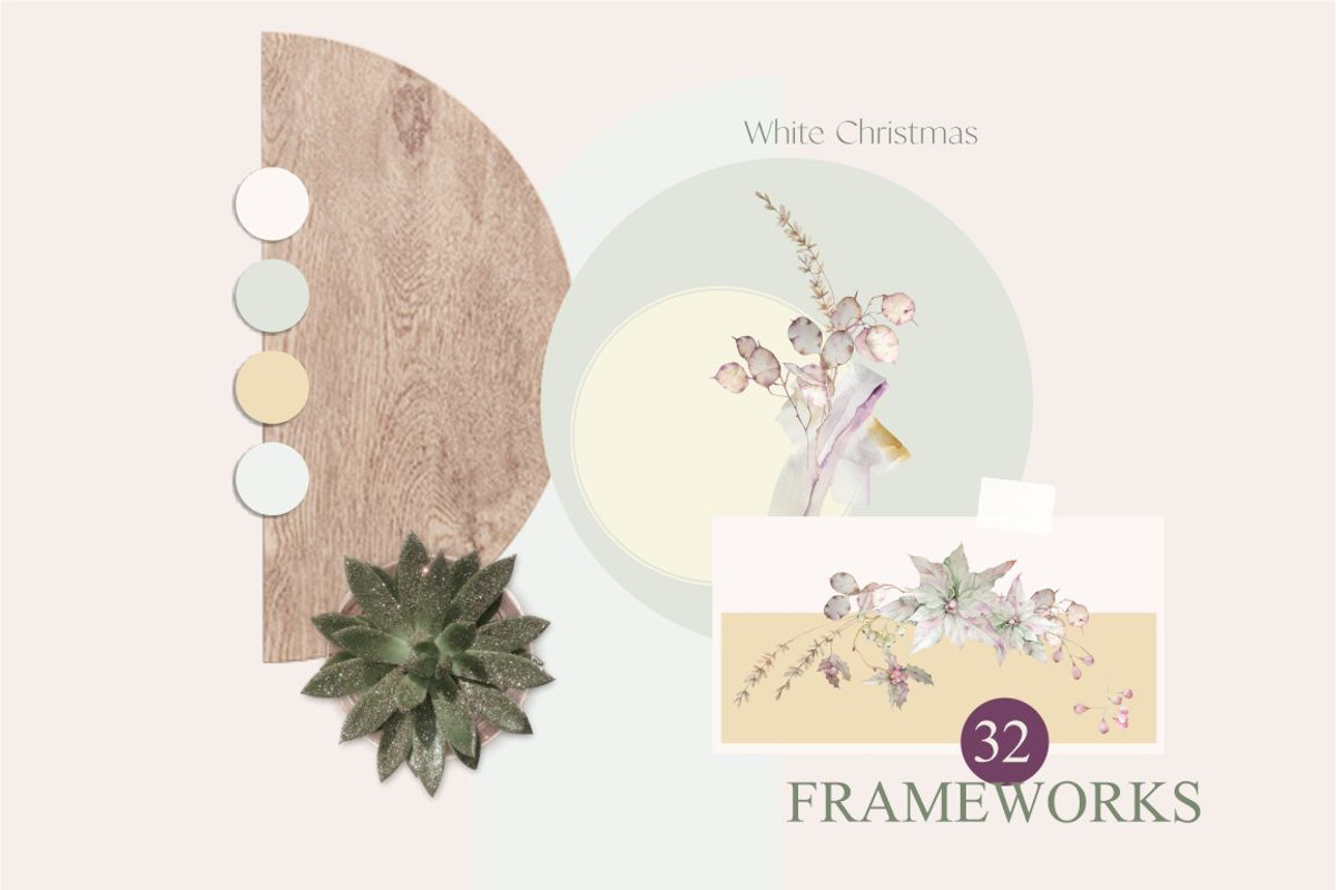 White Christmas, a Decorative Illustration by Collection by VY (Photo 11 of 13)