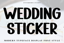 WEDDING STICKER