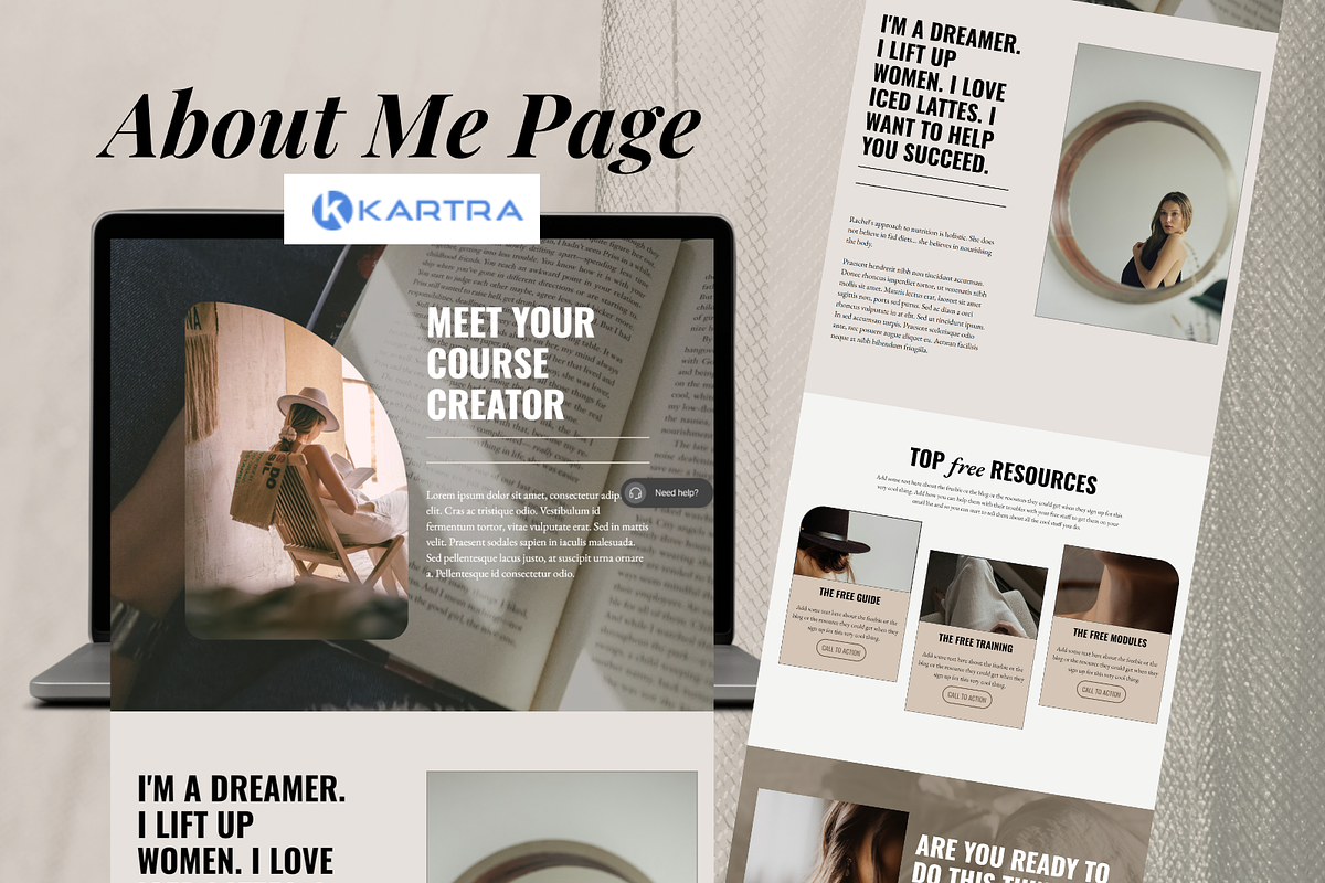 Kartra Membership + Website, a Landing Page Template by Solana Creative Co. (Photo 7 of 12)