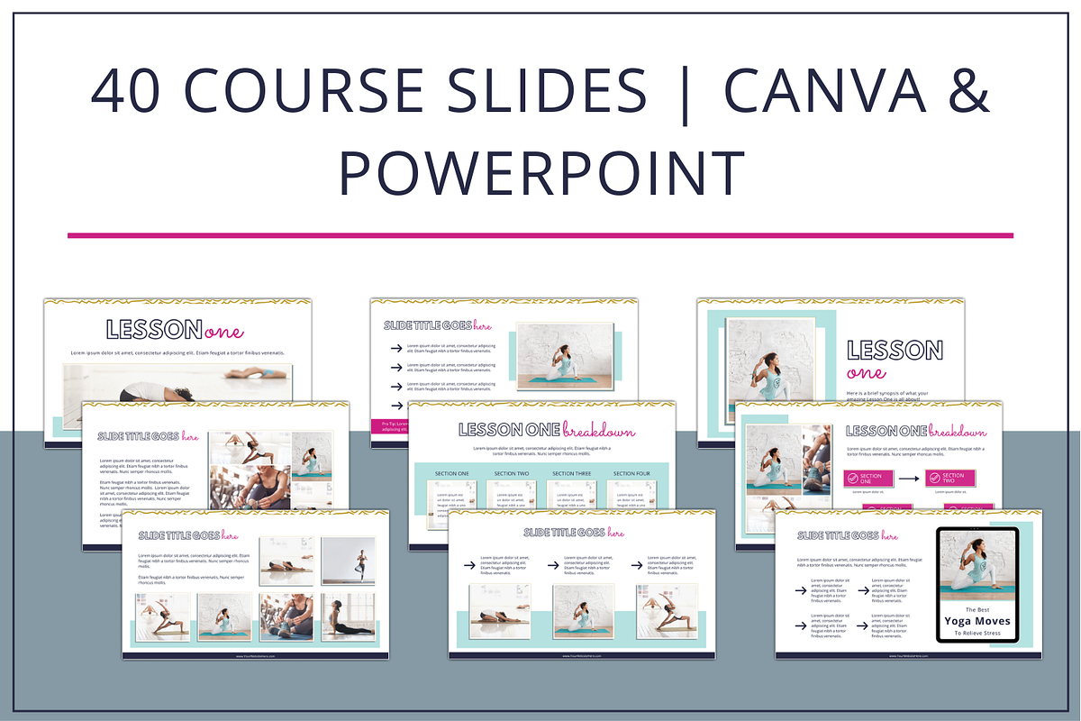 eCourse & Webinar Bundle | Canva PPT, a Presentation Template by Lady Boss Studio (Photo 3 of 7)