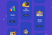 Social Media Monetization 3D Pack, an Object 3D Model by novia99design (Thumbnail 3 of 6)