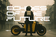 Gluf-Futuristic Font, a Sans Serif Font by Fortunes Co (Thumbnail 8 of 8)