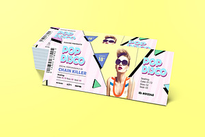 Music Event Ticket, a Templates & Theme by Guuver