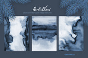 NordicBlues Watercolor Pack, a Texture Graphic by Marmoris.Arts (Thumbnail 12 of 24)