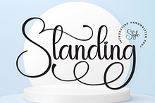 Standing | Script Font