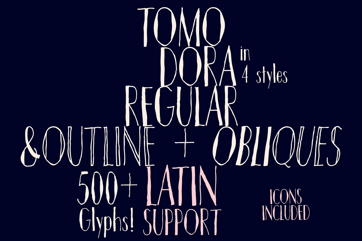 TOMO Dora, a Sans Serif Font by TOMO Fonts (Photo 13 of 13)