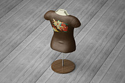 Female T-Shirt Mannequin Mock-Up, an Advertising Mockup by MassDream (Thumbnail 5 of 12)