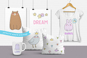 Cute Creatures Vector Set, an Animal Illustration by Nina's Illustration Shop (Thumbnail 6 of 6)