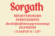 Sorgath – Blackletter Typeface, a Blackletter Font by MERCI STUDIO (Thumbnail 8 of 8)